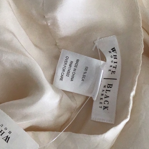 Silk crinkle tank top with natural shell detail - Picture 4 of 5